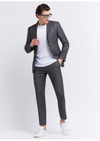 Costume slim fit Sevenson 23 - Gris foncé