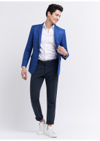 Veste slim fit Sevenson _ Bleu à carreaux _ 83 - Bleu