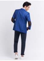 Veste slim fit Sevenson _ Bleu à carreaux _ 83 - Bleu