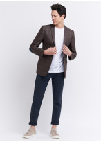 Veste slim fit Sevenson _ Taupe à carreaux _ 34 - Taupe