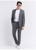 Costume slim fit Stanbridge _ Gris Foncé Pied-de-poule _ 23 - Gris foncé