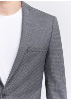 Costume slim fit Stanbridge _ Gris Foncé Pied-de-poule _ 23 - Gris foncé