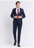 Costume slim fit Stanbridge _ Bleu Marine Faux Uni _ 88 - Bleu marine