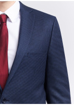 Costume slim fit Stanbridge _ Bleu Marine Faux Uni _ 88 - Bleu marine