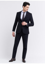 Costume semi-slim fit Stanbridge 01 - Noir