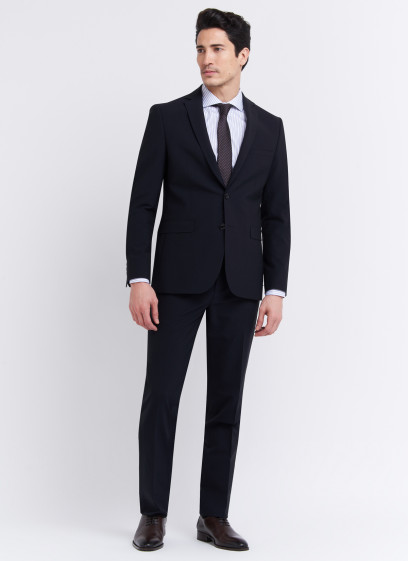 Costume semi-slim fit Stanbridge 01 - Noir