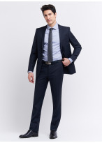 Costume slim fit Cloth Ermenegildo Zegna 88 - Bleu marine