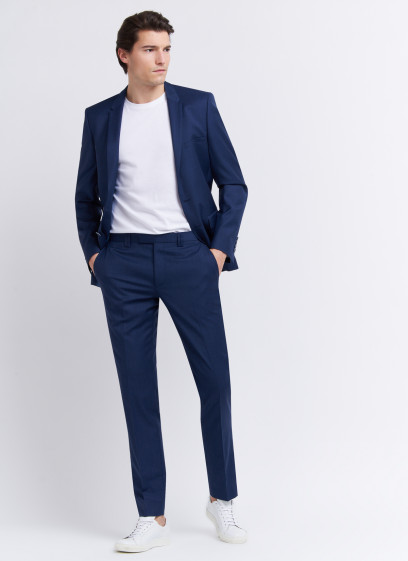 Costume slim fit Cloth Ermenegildo Zegna 87 - Bleu pétrole