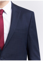 Costume regular fit Cloth Ermenegildo Zegna 88 - Bleu marine