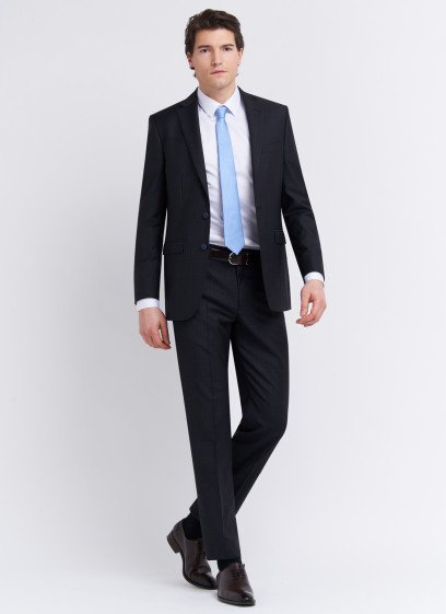 Costume regular fit Cloth Ermenegildo Zegna 01 - Noir