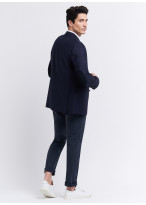 Veste slim fit Cloth Ermenegildo Zegna 88 - Bleu marine