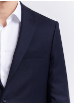 Veste slim fit Cloth Ermenegildo Zegna 88 - Bleu marine