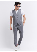 Gilet Emmanuelle Khanh 22 - Gris moyen