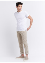 Pantalon chino Charles Le Golf  _ Nude uni _ 13 - Nude