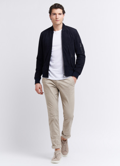 Blouson en daim Emmanuelle Khanh