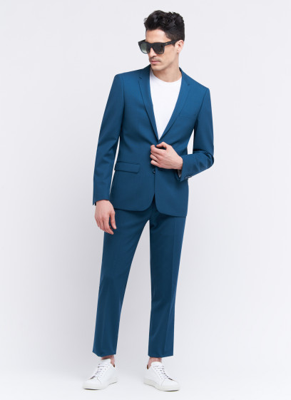 Slim fit wool suit by Charles Le Golf