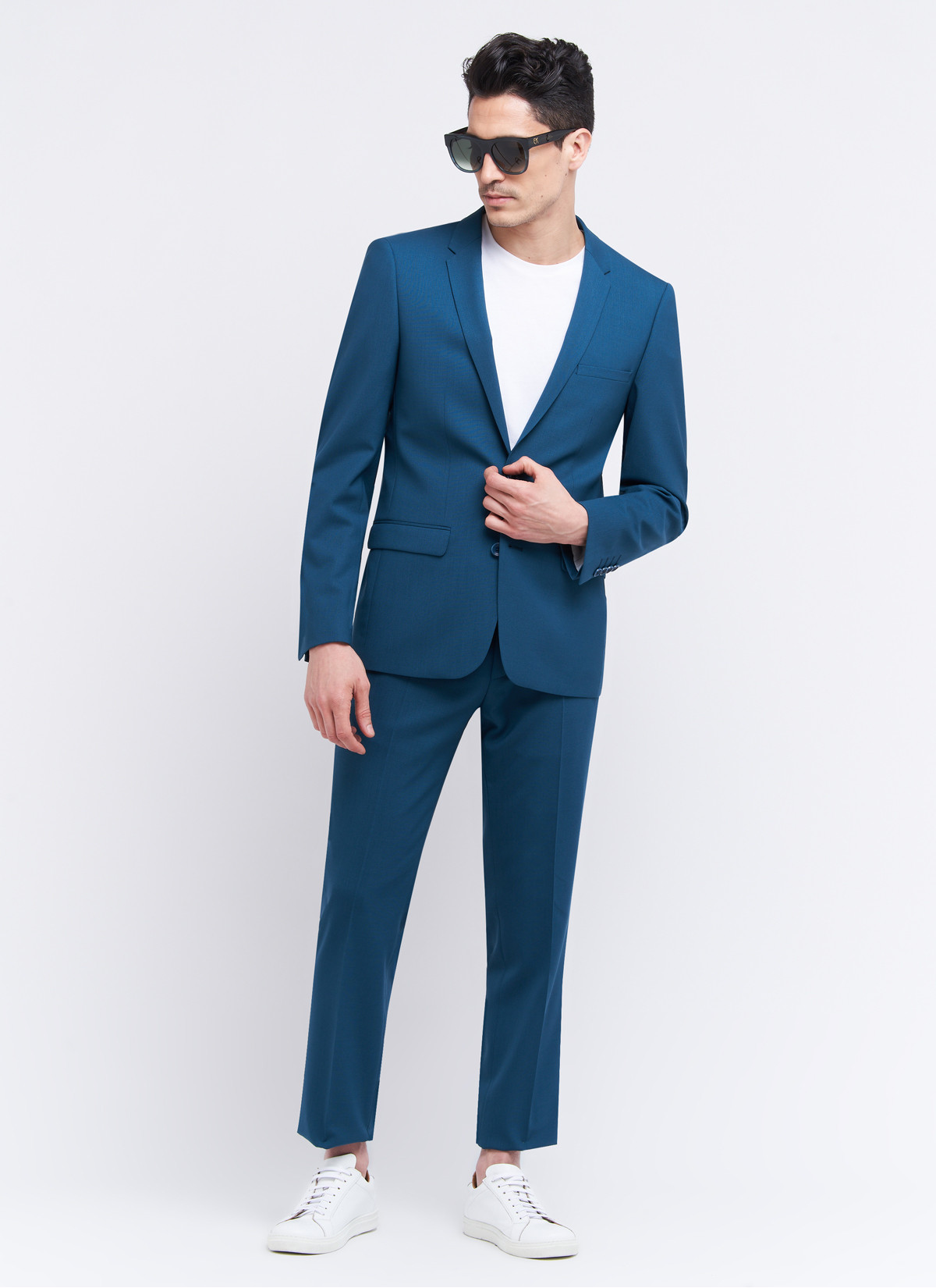 Slim fit wool suit by Charles Le Golf