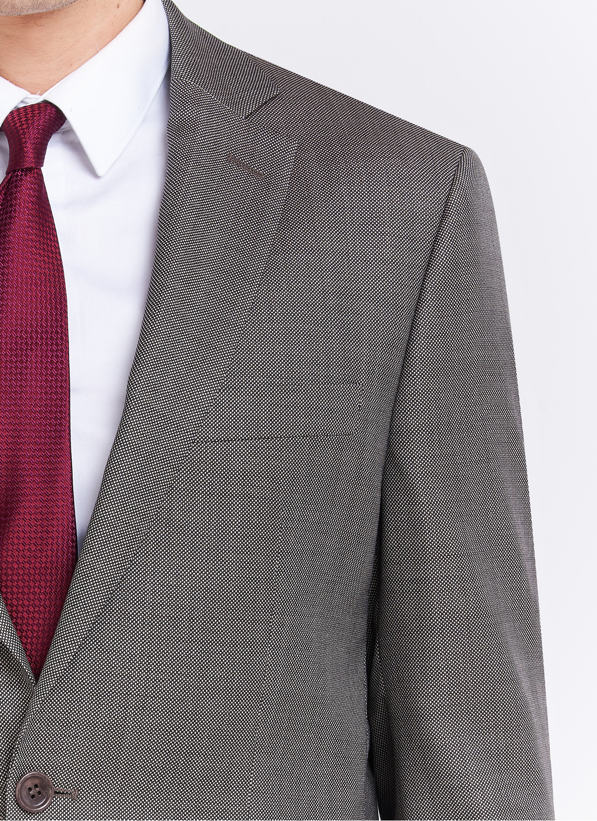 Costume Homme Cerruti Anthracite - Taille 50/42FR - Laine - Occasion Très Bon État