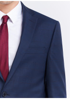 Costume regular fit Lanificio F.lli Cerruti Dal 19881 _ Bleu marine à carreaux _ 88 - Bleu marine