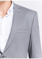 Costume regular fit Emmanuelle Khanh _ Gris perle faux uni _ 21 - Gris perle