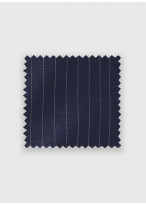 Gilet Emmanuelle Khanh _ Bleu marine à rayures _ 88 - Bleu marine