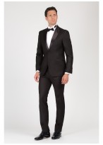 Smoking slim col pointe SEVENSON-Noir - 201NOIR1