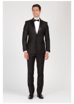 Smoking slim col pointe SEVENSON-Noir - 201NOIR1