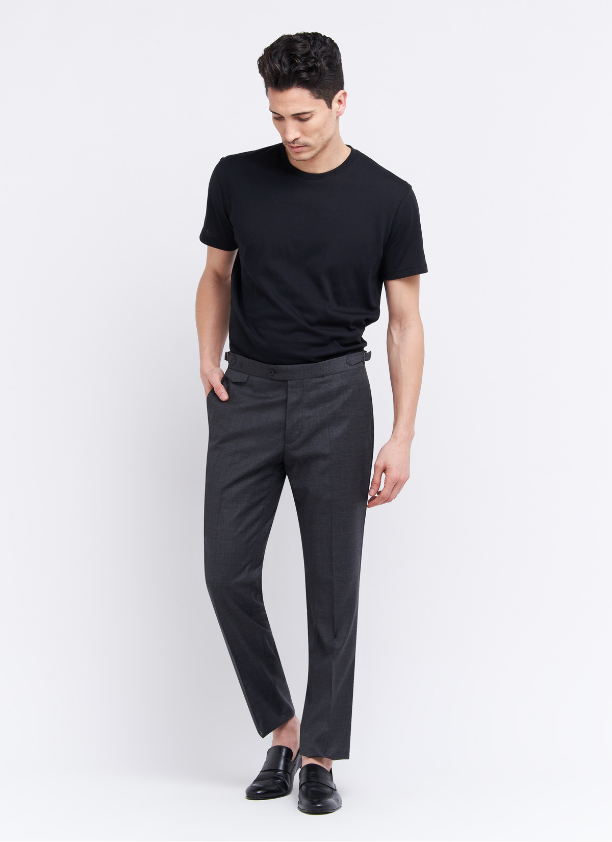 Slim fit trousers by Emmanuelle Khanh _ Anthracite grey _ 24 - Anthracite grey