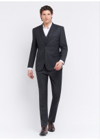 Costume trois pièces slim fit Sevenson _ Gris anthracite à carreaux _ 24 - Gris anthracite
