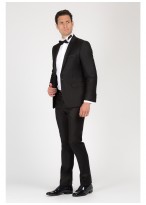 Smoking slim col châle SEVENSON-Noir - 201NOIR1