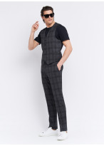 Three-pieces slim fit suit by Sevenson _ Anthracite grey with checks _ 24 - Anthracite grey