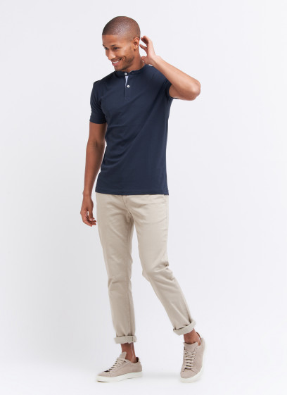 T-shirt col mao Charles Le Golf
