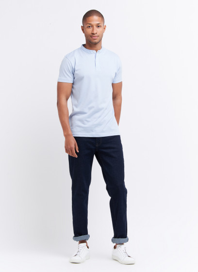 T-shirt col mao Charles Le Golf