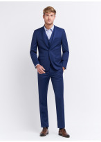 Costume slim fit Charles Le Golf _ Bleu nuit faux uni _ 89 - Bleu nuit