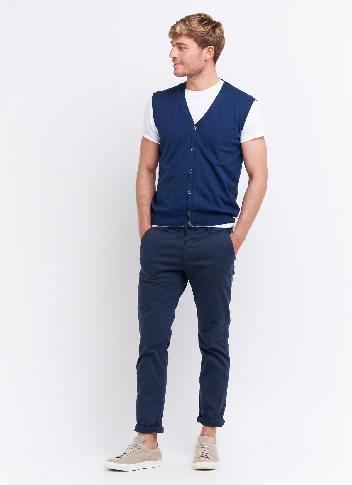 Gilet sans manche boutonné Charles Le Golf