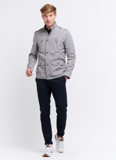 Parka Charles Le Golf _ Gris perle uni _ 21 - Gris perle