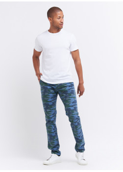 Pantalon chino motif camouflage Charles Le Golf
