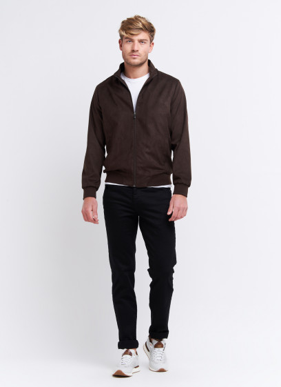 Blouson Charles Le Golf _ Café uni _ 37 - Café