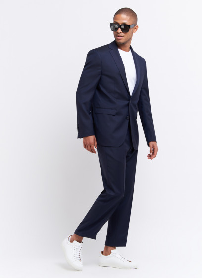 Costume regular fit by Charles Le Golf _ Bleu marine à rayures _ 88 - Bleu marine