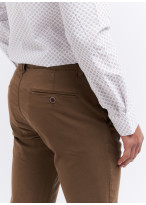 Pantalon chino Charles Le Golf  _ Brun uni _ 36 - Brun