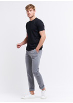 Pantalon chino Charles Le Golf _ Gris moyen uni _ 22 - Gris moyen