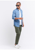 Pantalon chino Charles Le Golf _ Kaki uni _  93 - Kaki