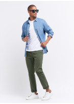 Pantalon chino Charles Le Golf _ Kaki uni _  93 - Kaki