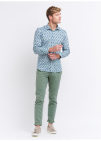 Pantalon chino Charles Le Golf _ Vert olive uni _  92 - Vert olive