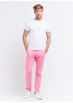 Pantalon chino Charles Le Golf  _ Rose uni _ 63 - Rose