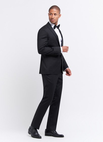 Smoking regular fit Charles Le Golf _ Noir uni _ 01 - Noir
