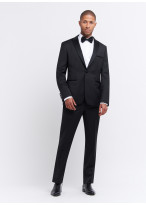 Smoking regular fit Charles Le Golf _ Noir uni _ 01 - Noir
