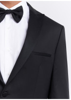 Smoking regular fit Charles Le Golf _ Noir uni _ 01 - Noir