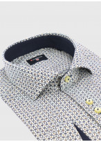 Fancy pattern slim shirt Stanbridge