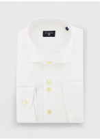Chemise slim col italien Stanbridge _ Blanc uni _ 10 - Blanc
